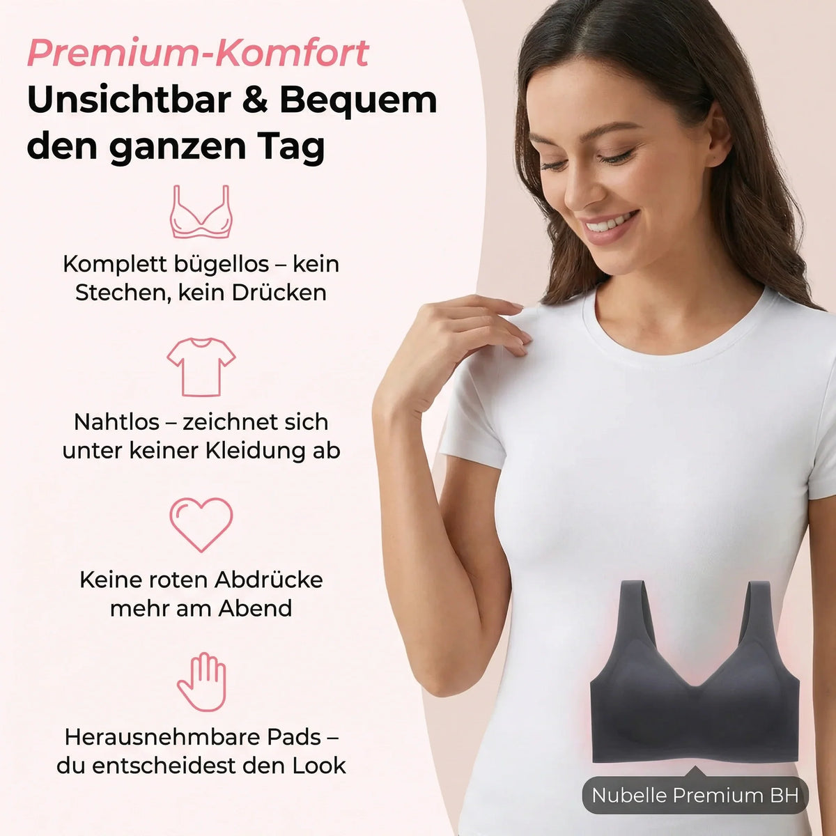 Nahtloser Premium BH Gratis Bundle
