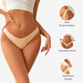 NUBELLE - Nahtloser Basic Tanga 3er Set